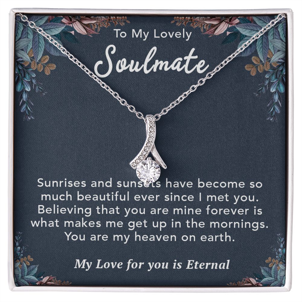 To My Lovely Wife Necklace Gift From Husband To My Badass Wife Pendant Birthday Jewelry with Message Card and Gift Box. Gift for Wife. Necklace Gift Set for Wife Necklace Gifts Box Gift Box Styles Allruing Necklace