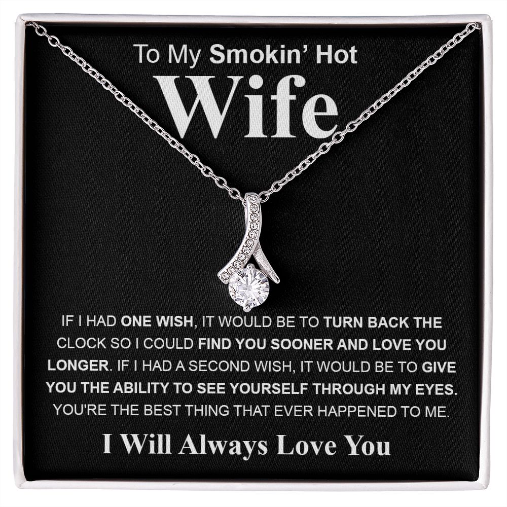 Gifts For Wife Birthday Gifts From Husband Necklace Valentines Day, Necklace for Future Soulmate, Valentine Anniversary Jewelry for Wife Necklace Gifts from Husband - Soulmate Gift Necklace with Message Card and Gift Box Allruing Necklace