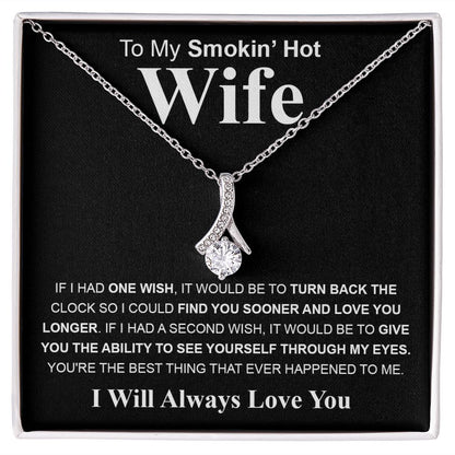Gifts For Wife Birthday Gifts From Husband Necklace Valentines Day, Necklace for Future Soulmate, Valentine Anniversary Jewelry for Wife Necklace Gifts from Husband - Soulmate Gift Necklace with Message Card and Gift Box Allruing Necklace