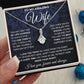 to My Wife Necklace, Soulmate Jewelry for Women, Wife Gifts from Husband, Anniversary Necklace for Wife Soulmate Gifts Future Wife Necklace Message Card and Gift Box Styles on Birthday, Wedding, Anniversary, Valentine Allruing Necklace