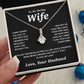 Valentine Gifts for Wife Necklace from Husband- Gifts for Wife from Husband, Valentine Gifts for Her Gifts Soulmate Message Card and Necklace Gift Box Gift Box Styles on Birthday, Wedding, Anniversary, Valentine Allruing Necklace
