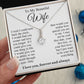 To My Beautiful Soulmate Necklace Gift, Wife Gifts From Husband, Valentine Gifts For Wife From Husband To My Soulmate Necklace Message Card and Necklace Gift Box Gift Box Styles on Birthday, Wedding, Anniversary, Valentine Allruing Necklace