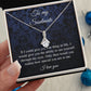 Couples Gifts Necklace To My Soulmate Necklace, Necklace Gifts For Wife From Husband Jewelry Romantic Gifts For My Wife Necklace Custom Name Message Card and Gift Box Styles on Birthday, Christmas, Wedding, Anniversary, Valentine Allruing Necklace