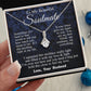 Soulmate Necklace from Husband, Anniversary Romantic Gift for Wife from Husband to My Wife Necklaces for Wife Birthday Gifts, Wife Jewelry Necklace Message Card and Necklace Gift Box Gift Box Styles on Birthday, Wedding, Anniversary, Valentine Allruing Ne