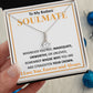 Couples Gifts, To My Dear Wife Necklace Gifts From Husband, Wedding Anniversary Jewelry For Wife From Husband, Wife Birthday From Husband, Necklace Custom Name Message Card and Gift Box Styles on Birthday, Christmas, Wedding, Anniversary Allruing Necklace