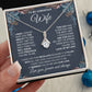to My Wife Necklace from Husband, Necklaces for Wife from Husband, to My Soulmate Necklace for Women, Soulmate Jewelry for Wife Anniversary Jewelry Gifts for Wife Valentine Gifts from Husband Allruing Necklace