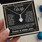 Gifts for Wife Necklace from Husband, Gifts for Wife from Husband, Birthday Gifts for Her Gifts Soulmate Message Card and Necklace Gift Box Gift Box Styles on Birthday, Wedding, Anniversary, Valentine Allruing Necklace