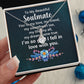 Couples Gifts, Beautiful Soulmate Necklace Gifts From Husband, Wedding Anniversary Jewelry For Wife From Husband, Wife Birthday From Husband, To My Unbiological Sister Message Card and Gift Box styles On Birthday, Christmas, Anniversary  Allruing Necklace