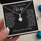 To My Beautiful Soulmate Necklace, Valentine Anniversary Jewelry for Women, Anniversary Gifts For Wife From Husband To My Wife Necklace Message Card and Necklace Gift Box Gift Box Styles on Birthday, Wedding, Anniversary, Valentine Allruing Necklace