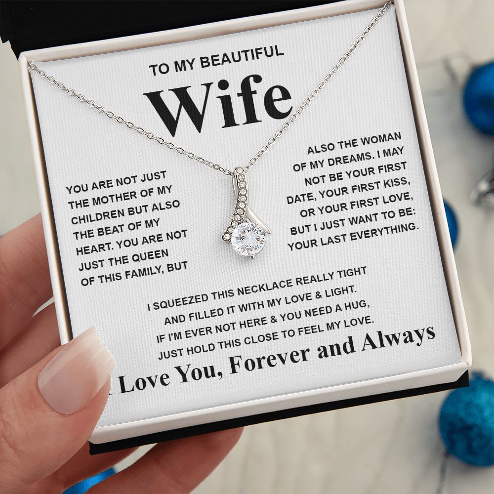 Gifts For Wife Birthday Gifts From Husband Necklace Valentines Days, Necklace for Future Soulmate, Valentine Necklace Jewelry for Wife Necklace Gifts from Husband - Soulmate Gift Necklace with Message Card and Gift Box Allruing Necklace
