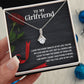 Love Knot Necklace, To My Girlfriend Gifts From Boyfriend, Girlfriend Jewelry, Girlfriend Birthday Anniversary For Girlfriend Gift, Necklace Message Card and Gift Box Styles on Birthday, Christmas, Anniversary  Allruing Necklace