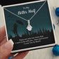 Couples Gifts Necklace To My Better Half Necklace Gifts For My Wife, I Love You, Happy Anniversary My Love, Love Knot Meaningful Necklace Message Card and Gift Box Styles on Birthday, Christmas, Anniversary Allruing Necklace