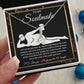 To My Soulmate Necklace For Women, Funny Gifts For Girlfriend,Valentine Christmas Presents For Girlfriend, Best Birthday Meaningful Gift Ideas For Wife, Women Romantic Jewelry For Her Wedding Message Card and Gift Box Styles Allruing Necklace