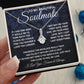 To My Beautiful Soulmate Necklace, Soulmate Jewelry For Women, Wife Necklace From Husband, Soulmate Gift For Her, To My Future Soulmate Necklace Message Card and Necklace Gift Box Gift Box Styles on Birthday, Wedding, Anniversary, Valentine Allruing Neckl