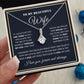 Couples Gifts, My Beautiful Wife Necklace Gifts From Husband, Wedding Anniversary For Wife From Husband, To My Beautiful Soulmate Necklace, Necklace Custom Name Message Card and Gift Box Styles on Birthday, Christmas, Wedding, Anniversary Allruing Necklac