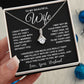 Wife Necklace Gifts From Husband, For Wife From Husband, Wife Birthday Gifts From Husband, Necklaces For Wife From Husband To My Wife Necklace Message Card and Necklace Gift Box Gift Box Styles on Birthday, Wedding, Anniversary, Valentine Allruing Necklac
