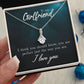 To My True Girlfriend Necklace, Brother to Sister, Birthday For Sister from Brother, I Love You, Love Knot Meaningful Necklace Message Card and Gift Box Styles on Birthday, Christmas, Anniversary Allruing Necklace