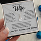 Soulmate Necklace For Women, To My Wife, Soulmate Gifts For Her, Future Wife Necklace, Necklaces For Girlfriend, To My Wife Necklace, Wife Necklace From Husband Necklace Message Card and Gift Box Styles on Birthday, Christmas, Valentine Allruing Necklace