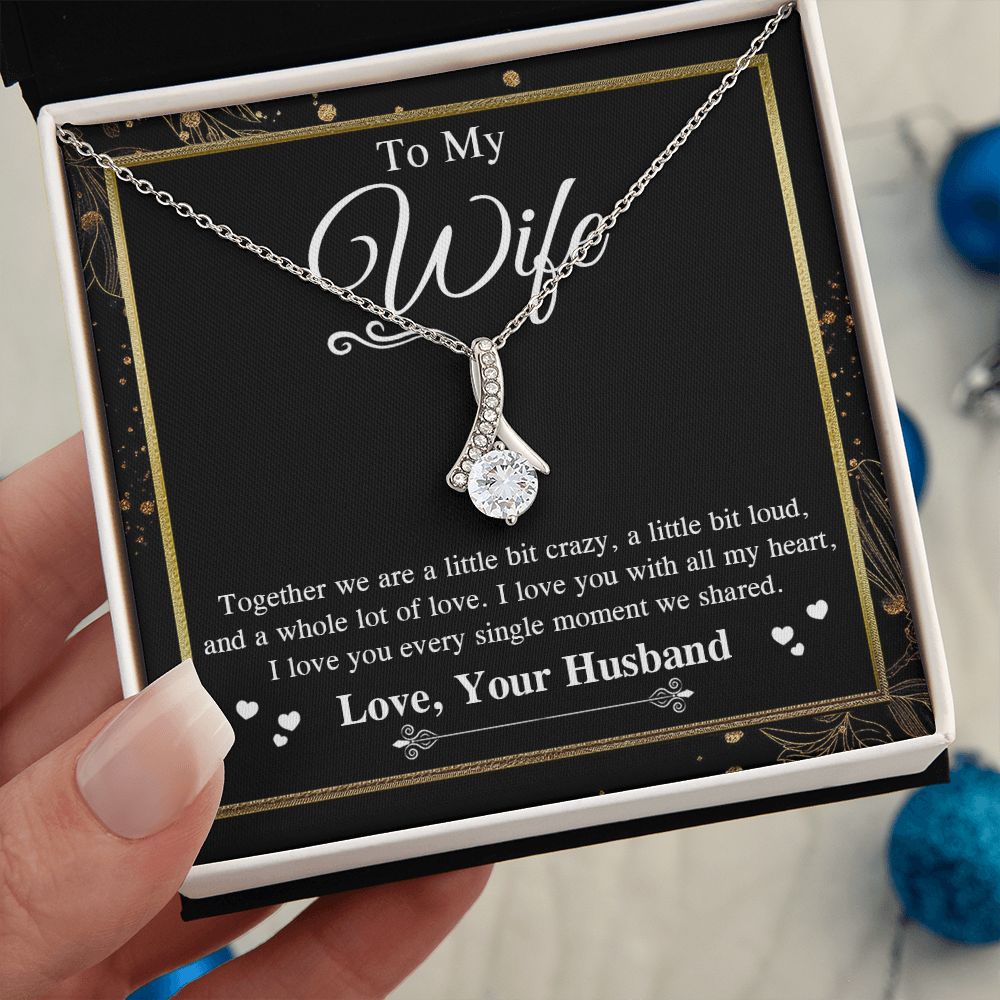 Valentine Gifts To My Soulmate Necklace Gifts for Wife from Husband, Soulmate Anniversary, Gift for Soulmate Necklace Message Card and Necklace Gift Box Gift Box Styles on Birthday, Wedding, Anniversary, Valentine Allruing Necklace