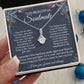 Couples Gifts, To My Dear Wife Necklace Gifts From Husband, Wedding Anniversary Jewelry For Wife From Husband, Wife Birthday From Husband, Necklace Custom Name Message Card and Gift Box Styles on Birthday, Christmas, Wedding, Anniversary\ Allruing Necklac