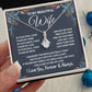 To My Beautiful Wife Necklace, Soulmate Jewelry For Women, Wife Necklace From Husband, Soulmate Wedding Gifts Necklace For Wife, Soulmate Gifts For Her, To My Future Wife Necklace Soulmate Allruing Necklace