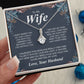 Valentine Gifts To My Soulmate Necklace Gifts for Wife from Husband, Soulmate Anniversary Gifts, Gift for Soulmate Necklace Message Card and Necklace Gift Box Gift Box Styles on Birthday, Wedding, Anniversary, Valentine Allruing Necklace