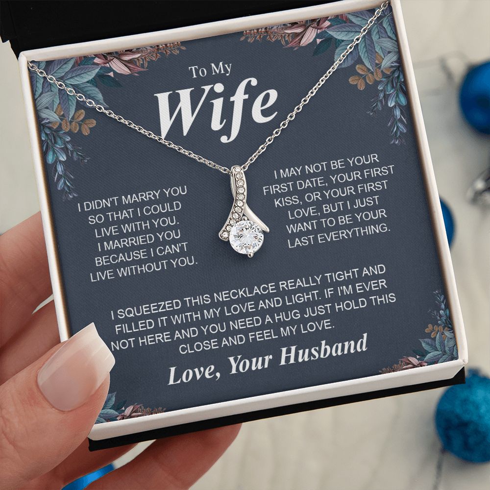 Valentine Gifts To My Soulmate Necklace Gifts for Wife from Husband, Soulmate Anniversary Gifts, Gift for Soulmate Necklace Message Card and Necklace Gift Box Gift Box Styles on Birthday, Wedding, Anniversary, Valentine Allruing Necklace