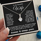 Gifts for Wife Necklace from Husband, Gifts for Wife from Husband, Anniversary Gifts for Her Gifts Soulmate Message Card and Necklace Gift Box Gift Box Styles on Birthday, Wedding, Anniversary, Valentine Allruing Necklace