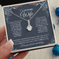 to My Future Wife Necklace Future Wife Gifts, Promise Necklace For Her, Fiance Gifts For Her, Anniversary Birthday Gifts For Future Wife With Message Card Box LED, Soulmate Necklace For Women, To My Wife Necklace Allruing Necklace