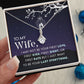 Birthday For Wife, Love Knot Necklace Gifts For Wife From Husband, To My Soulmate Necklace For Women, To My Wife Necklace Wedding Anniversary, I Love You, Meaningful Necklace Message Card and Gift Box Styles on Birthday, Christmas, Anniversary  Allruing N