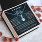 Personalized Valentine Gift For Wife, To My Wife Necklace For Women, Soulmate Necklace, To My Wife Necklace From Husband, Necklace Custom Name Message Card and Gift Box Styles on Birthday, Christmas, Wedding, Anniversary Allruing Necklace