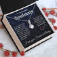 To My Beautiful Soulmate Necklace My Last Everything, Promise Necklace For Her, Fiance Gifts For Her, Wedding Gifts For Future Wife With Message Card Box LED, Soulmate Necklace For Women, To My Wife Necklace Allruing Necklace