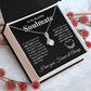 Beautiful Soulmate Necklace My Last Everything, Promise Necklace For Her, Fiance Gifts For Her, Valentine Gifts For Future Wife With Message Card Box LED, Soulmate Necklace For Women, To My Wife Necklace Allruing Necklace