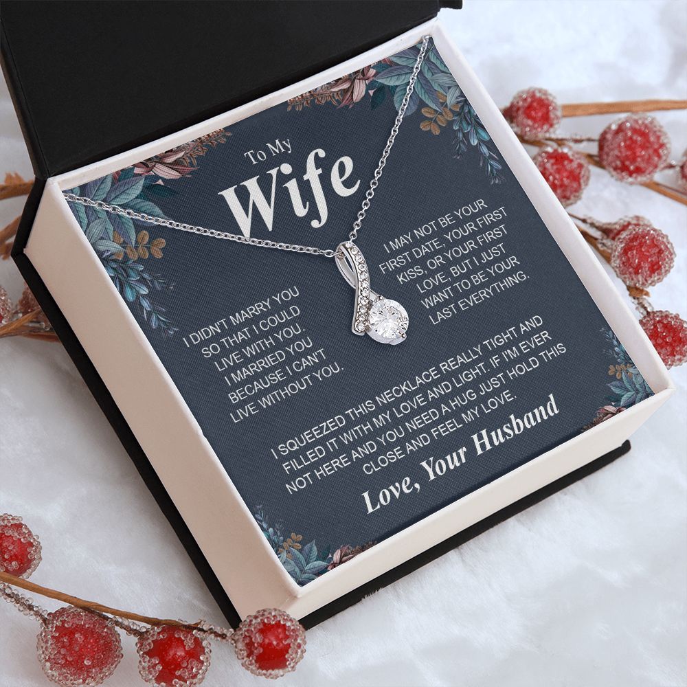 Valentine Gifts To My Soulmate Necklace Gifts for Wife from Husband, Soulmate Anniversary Gifts, Gift for Soulmate Necklace Message Card and Necklace Gift Box Gift Box Styles on Birthday, Wedding, Anniversary, Valentine Allruing Necklace