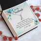 To My Soulmate, To My Wife Necklace, Wife Necklace, Wife Gift, WIfe Gift From Husband, Happy Anniversary, Meaningful Necklace Message Card and Gift Box Styles on Birthday, Christmas, Anniversary Allruing Necklace