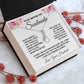 Soulmate Necklace Gifts from Husband, Wedding Anniversary Gifts for Wife from Husband, Wife Valentine Gifts from Husband, To My Wife Necklace Message Card and Necklace Gifts Box Gift Box Styles on Birthday, Wedding, Anniversary, Valentine Allruing Necklac