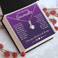 To My Beautiful Soulmate Necklace Gift, Soulmate for Wife Birthday Gifts from Husband, Valentine for Women, Soulmate Gifts, Message Card and Necklace Gifts Box Gift Box Styles on Birthday, Wedding, Anniversary, Valentine Allruing Necklace