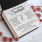 to My Soulmate Necklace, Soulmate Jewelry for Women, Wife Gifts from Husband , Valentine Necklace for Wife Soulmate Gifts Future Wife Necklace Message Card and Gift Box Styles on Birthday, Wedding, Anniversary, Valentine Allruing Necklace
