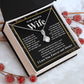 Gifts For Wife Birthday Gifts From Husband Necklace Valentines Days, Necklace for Future Soulmate, Valentine Wedding Jewelry for Wife Necklace Gifts from Husband - Soulmate Gift Necklace with Message Card and Gift Box Allruing Necklace