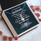 Couples Gifts, Beautiful Soulmate Necklace Gifts From Husband, Wedding Anniversary Jewelry For Wife From Husband, Wife Birthday From Husband, To My Unbiological Sister Message Card and Gift Box styles On Birthday, Christmas, Anniversary  Allruing Necklace