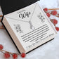 Soulmate Necklace For Women, Soulmate Gifts For Her, Future Wife Necklace, Necklaces Girlfriend, Soulmate Jewelry, To My Wife Necklace, Wife Necklace From Husband, Necklace Message Card and Gift Box Styles on Birthday, Christmas, Valentine Allruing Neckla