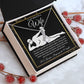 To My Beautiful Wife Necklace For Women, Funny Gifts For Girlfriend,Valentine Christmas Presents For Girlfriend, Best Birthday Meaningful Gift Ideas For Wife, Women Romantic Jewelry For Her Wedding Message Card and Gift Box Styles  Allruing Necklace