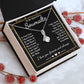 To My Beautiful Soulmate Necklace Gift, Soulmate for Wife Valentine Gifts from Husband, Wedding for Women, Soulmate Gifts, Message Card and Necklace Gifts Box Gift Box Styles on Birthday, Wedding, Anniversary, Valentine Allruing Necklace