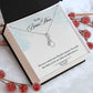 My Bonus Mom Necklace, Dear Mom, Mother's Day Necklace, Gift for Mom from Daughter, Son, Amazing Mom, Perfect Mother Mother's Day Gift, Love Knot Necklace Message Card and Gift Box Styles on Birthday, Christmas, Anniversary  Allruing Necklace