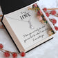 To My Love Necklace I Love You Not Only Gifts For Her Unique Necklaces For Wife From Valentines Day Anniversary Birthday For Her, Love Knot Meaningful Necklace Message Card and Gift Box Styles on Birthday, Christmas, Anniversary Allruing Necklace