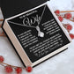 To My Beautiful Wife Necklace Gift for Her, Soulmate for Wife Birthday Gifts from Husband, Valentine Jewelry for Women, Soulmate Gifts, Message Card and Necklace Gifts Box Gift Box Styles on Birthday, Wedding, Anniversary, Valentine Allruing Necklace