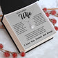 Soulmate Necklace For Women, To My Wife, Soulmate Gifts For Her, Future Wife Necklace, Necklaces For Girlfriend, To My Wife Necklace, Wife Necklace From Husband Necklace Message Card and Gift Box Styles on Birthday, Christmas, Valentine Allruing Necklace