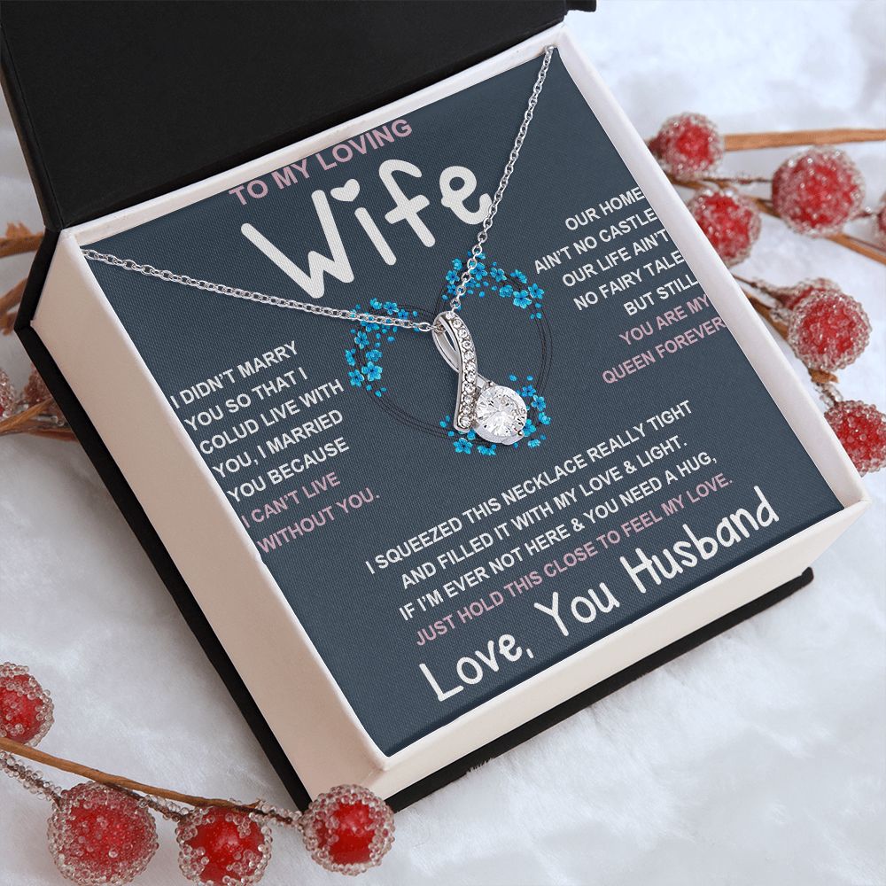 Soulmate Necklace For Women, To My Future Wife, Soulmate Gifts For Her, Future Wife Necklace, Necklaces For Girlfriend, To My Wife Necklace, Wife Necklace From Husband Necklace Message Card and Gift Box Styles on Birthday, Christmas, Valentine Allruing Ne
