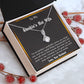 to My Smokin Hot Wife Necklace Future Wife Gifts, Promise Necklace For Her, Fiance Gifts For Her, Valentine Birthday Gifts For Future Wife With Message Card Box LED, Soulmate Necklace For Women, To My Wife Necklace Allruing Necklace