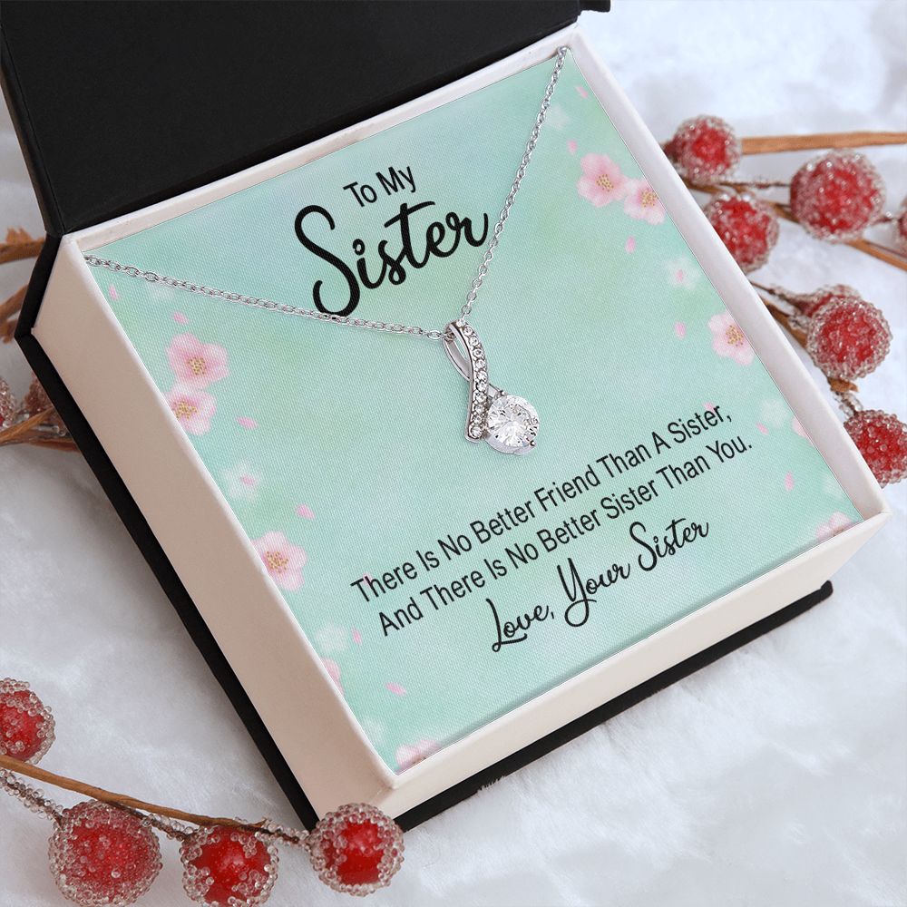 Couples Gifts, To My Sister Necklace Gifts From Husband, Wedding Anniversary Jewelry For Wife From Husband, Wife Birthday From Husband, To My Soulmate Message Card and Gift Box styles On Birthday, Christmas, Anniversary  Allruing Necklace